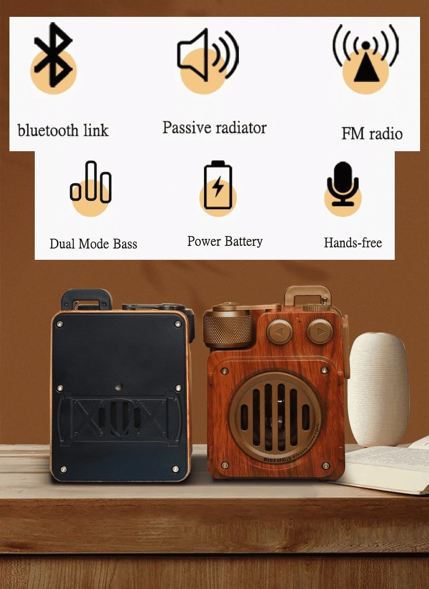 पुराने डिजाइन रेडियो विंटेज रेट्रो डिजाइन लकड़ी